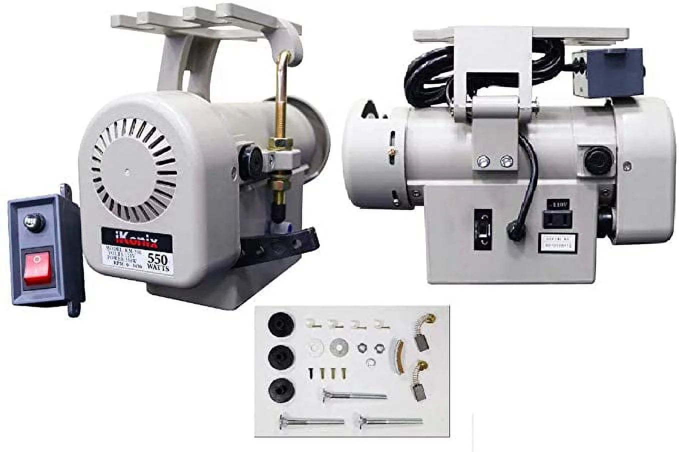 JUKI DDL-8700 Industrial Straight Stitch Sewing Machine with Servo Motor, Table and Legs V9201