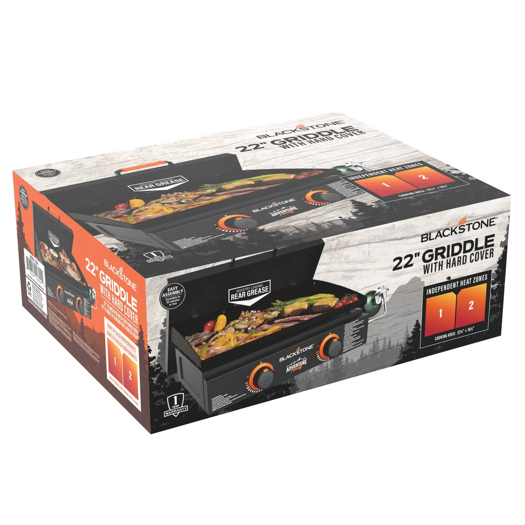 Blackstone Adventure Ready 2-Burner 22 Propane Griddle with Hard Cover O28104