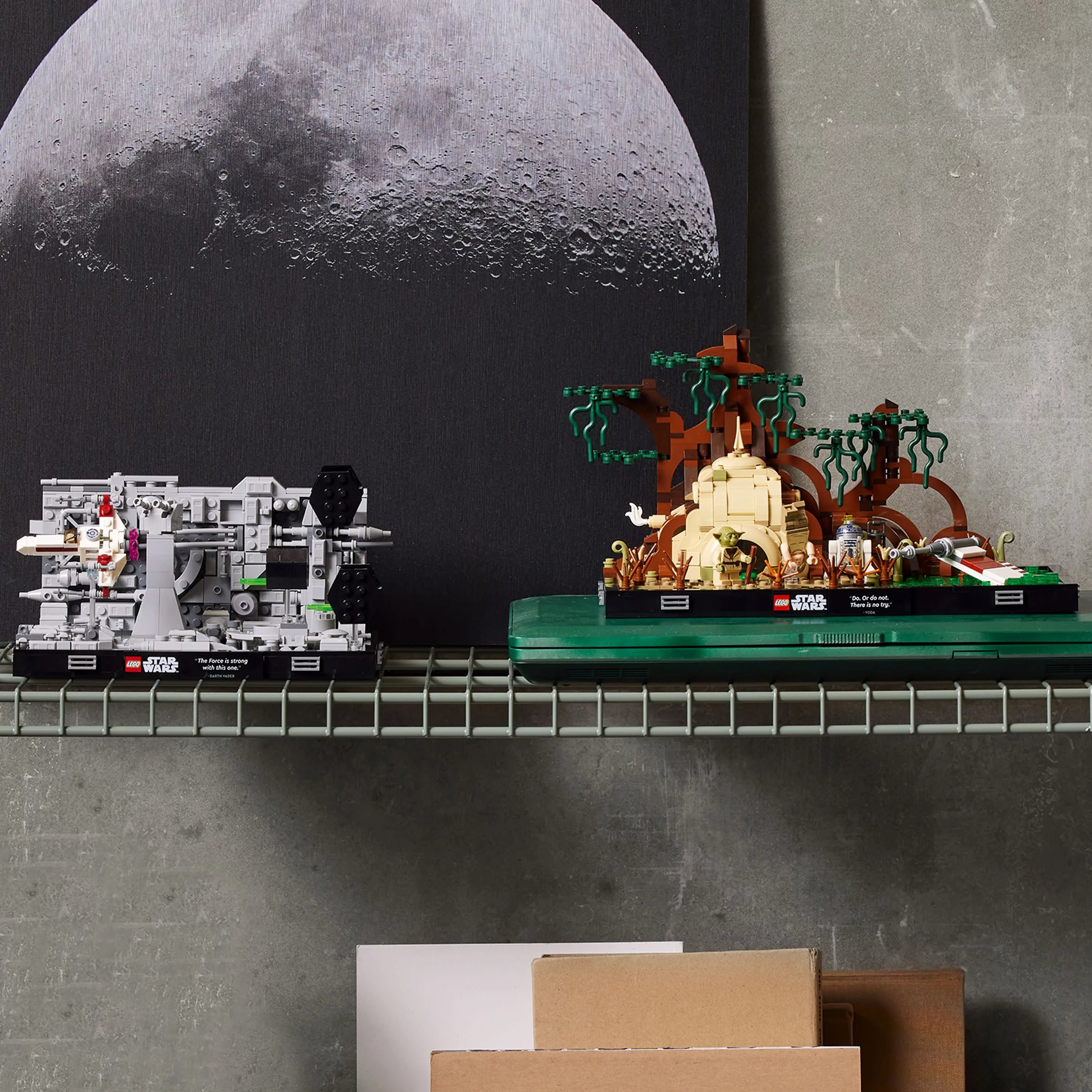 LEGO Star Wars Death Star Trench Run Diorama 75329 Building Set for Adults E842