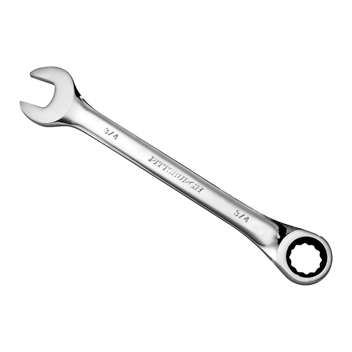 PITTSBURGH SAE Ratcheting Combination Wrench Set, 7-Piece I35483