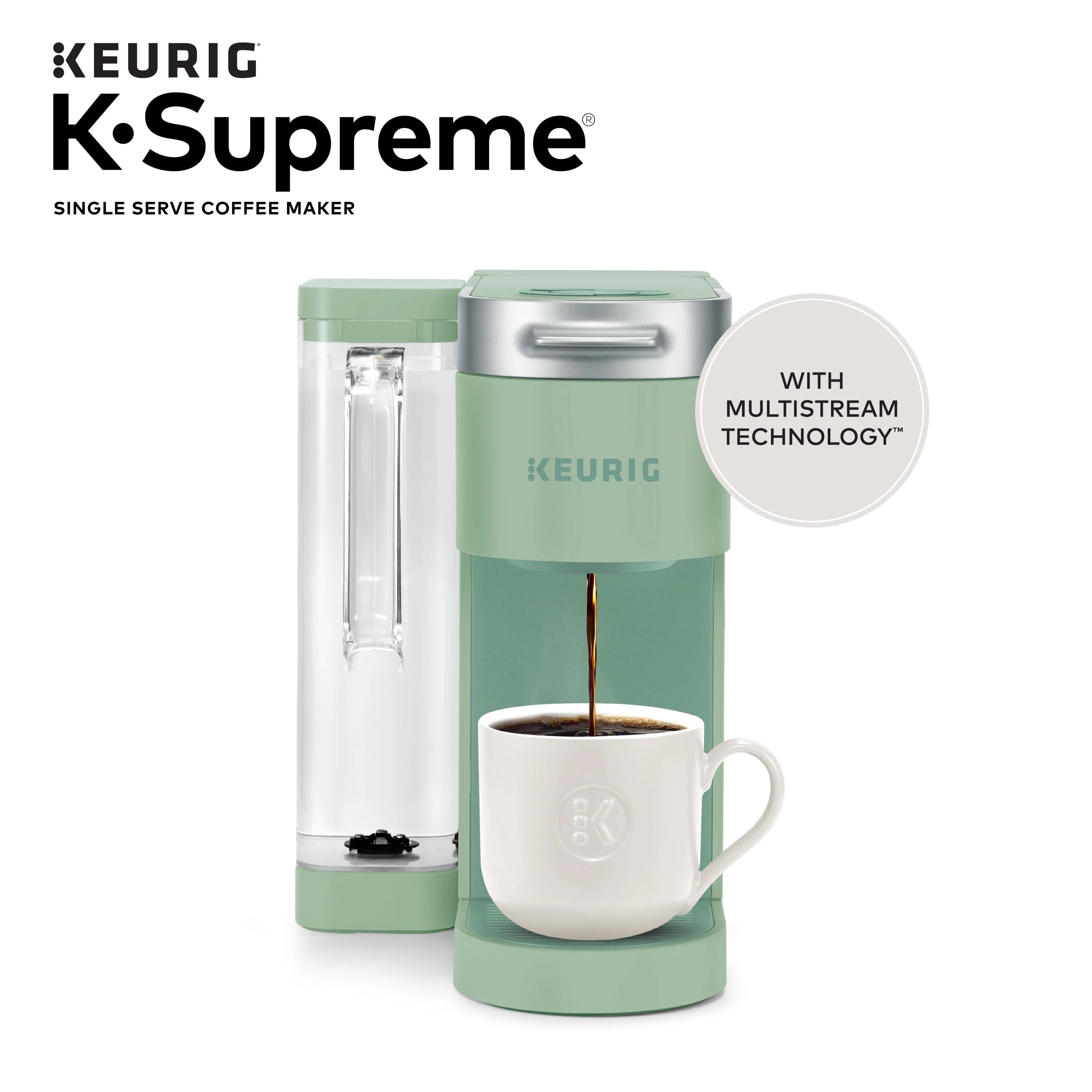 Keurig K-Supreme Single-Serve K-Cup Pod Coffee Maker, Black M388