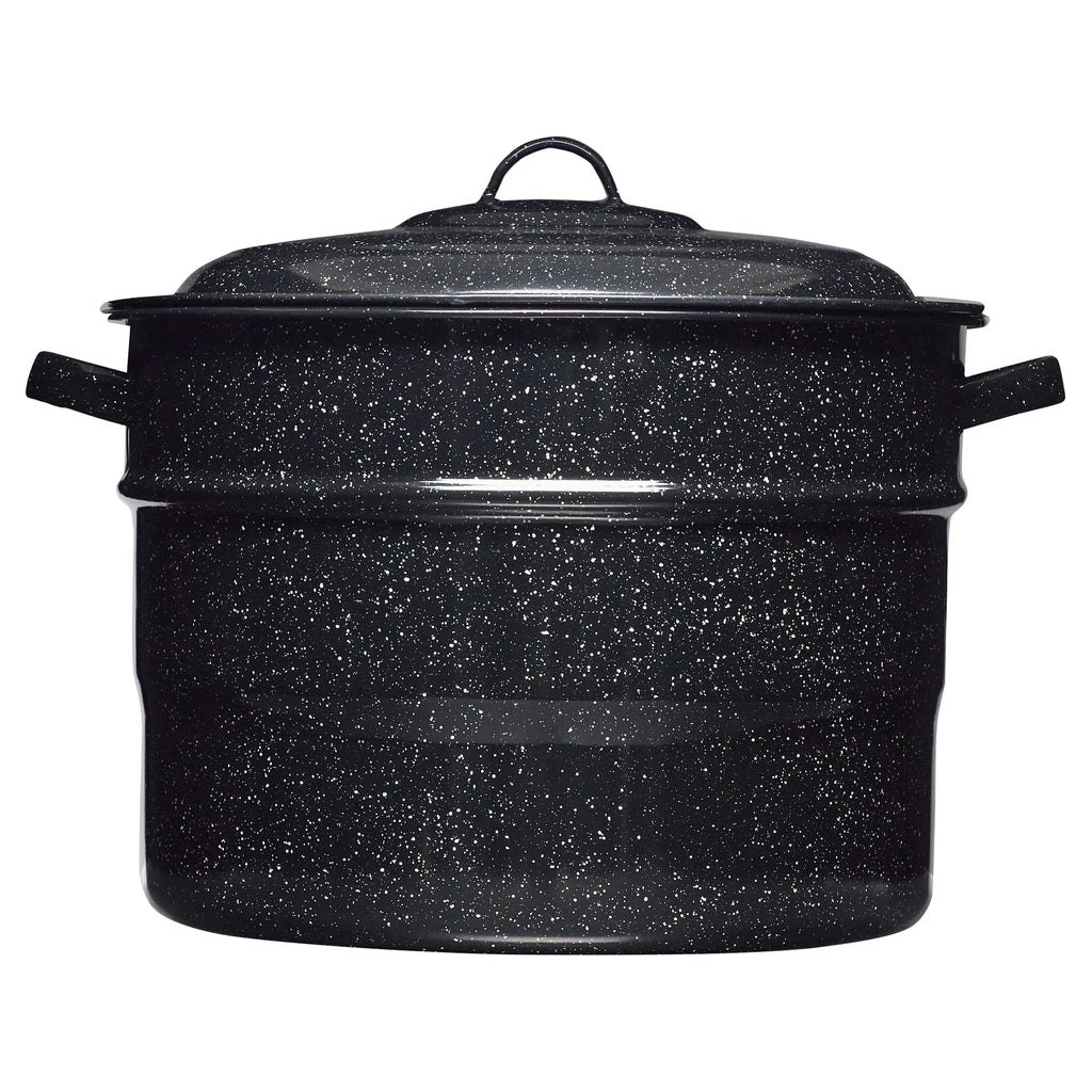 Granite Ware 21.5-Quart Water Bath Canner with Jar Rack U3249