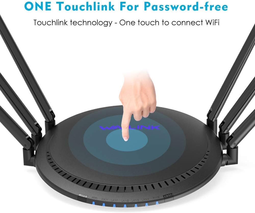 WAVLINK AC2100 Dual Band Gigabit WiFi Router, 4 Antennas, USB 3.0, Pack of 2 V387847
