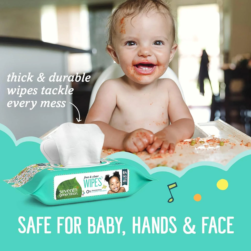 Seventh Generation Baby Wipes Sensitive Protection, 768 Count K273240