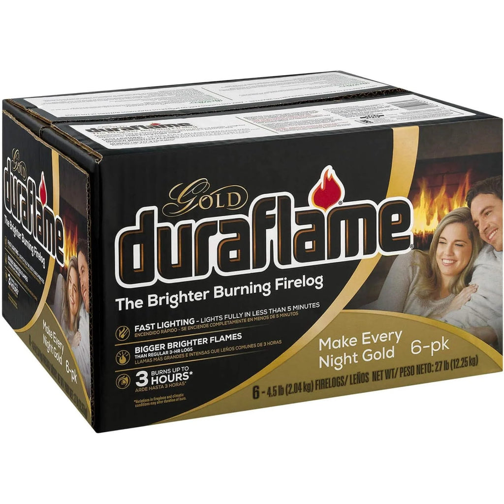 Duraflame Gold Ultra Premium Firelogs 4.5 lb, 6-Pack D540