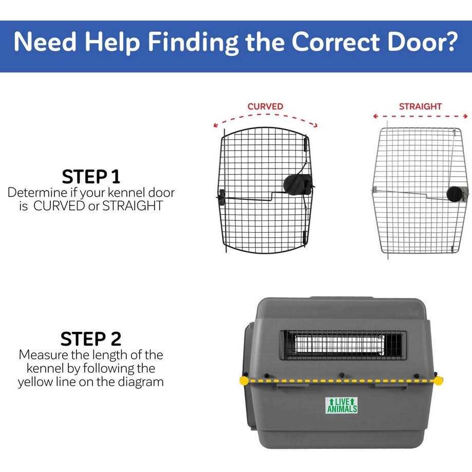 Petmate Ruff Max Kennel Replacement Door Black T4184