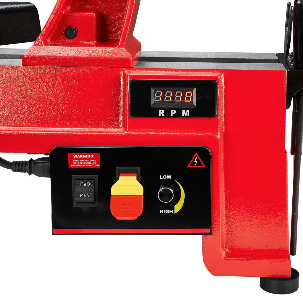 BAUER 14 in. x 20 in. Electronic Variable-Speed Wood Midi Lathe Q8640