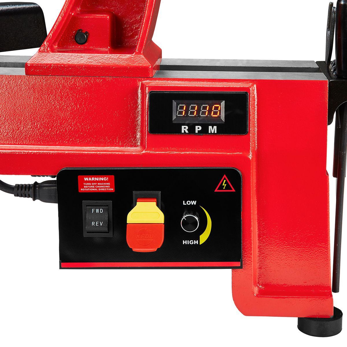 BAUER 14 in. x 20 in. Electronic Variable-Speed Wood Midi Lathe Q8640