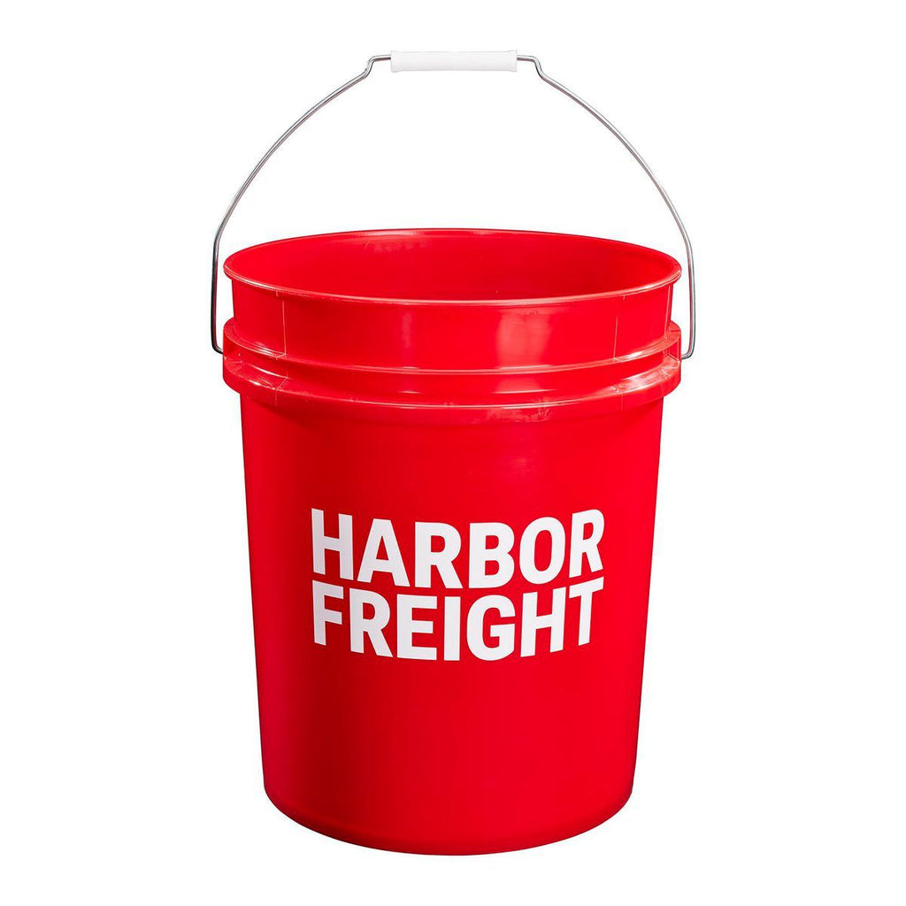 HARBOR FREIGHT 5 Gallon Bucket, Red G929218