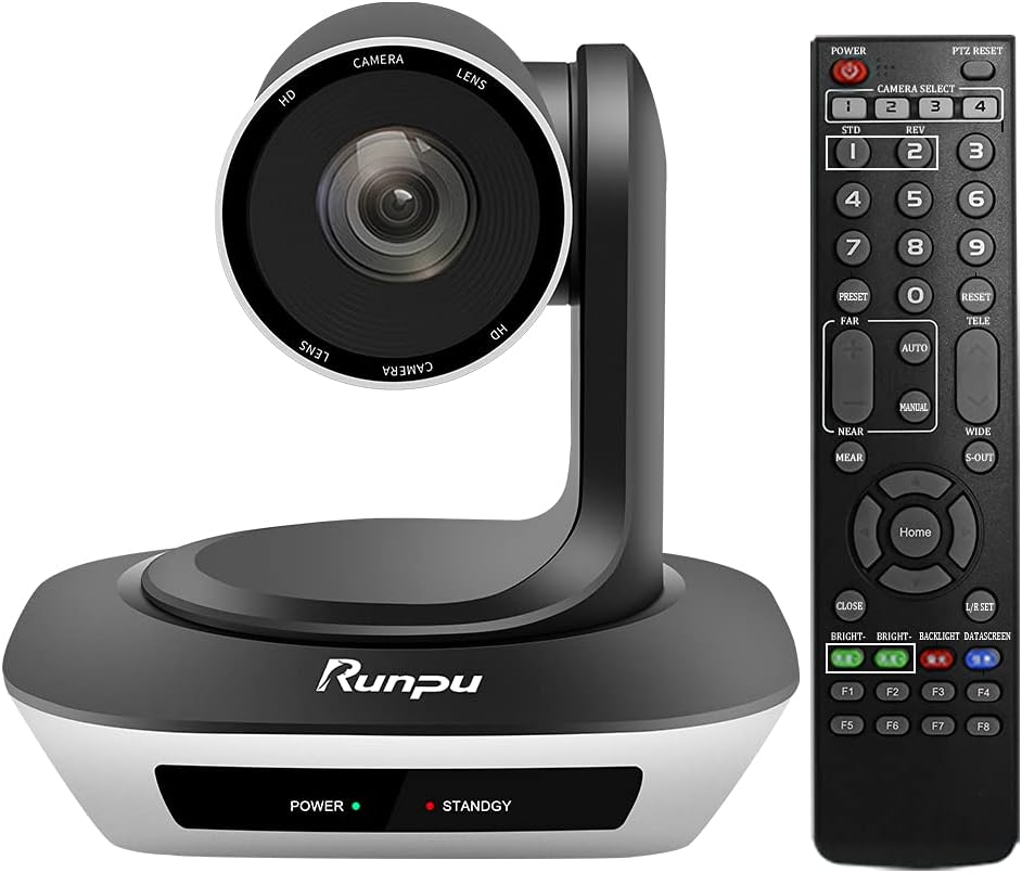 Runpu Video Conference System Bundle with Wireless Speaker and HD Camera E32644