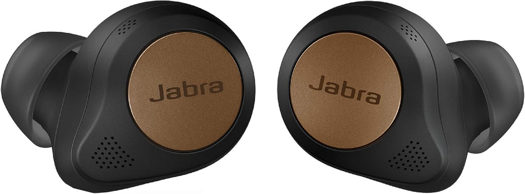 Jabra Elite 85t True Wireless Bluetooth Earbuds, Gold Beige, with Charging Case C224907