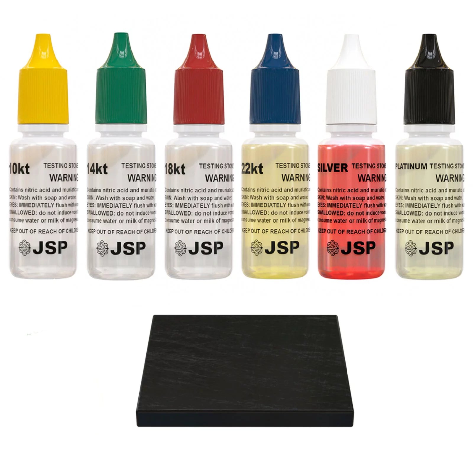 Gold Silver Test Kit 10K 14K 18K 22K Platinum Jewelry I2513