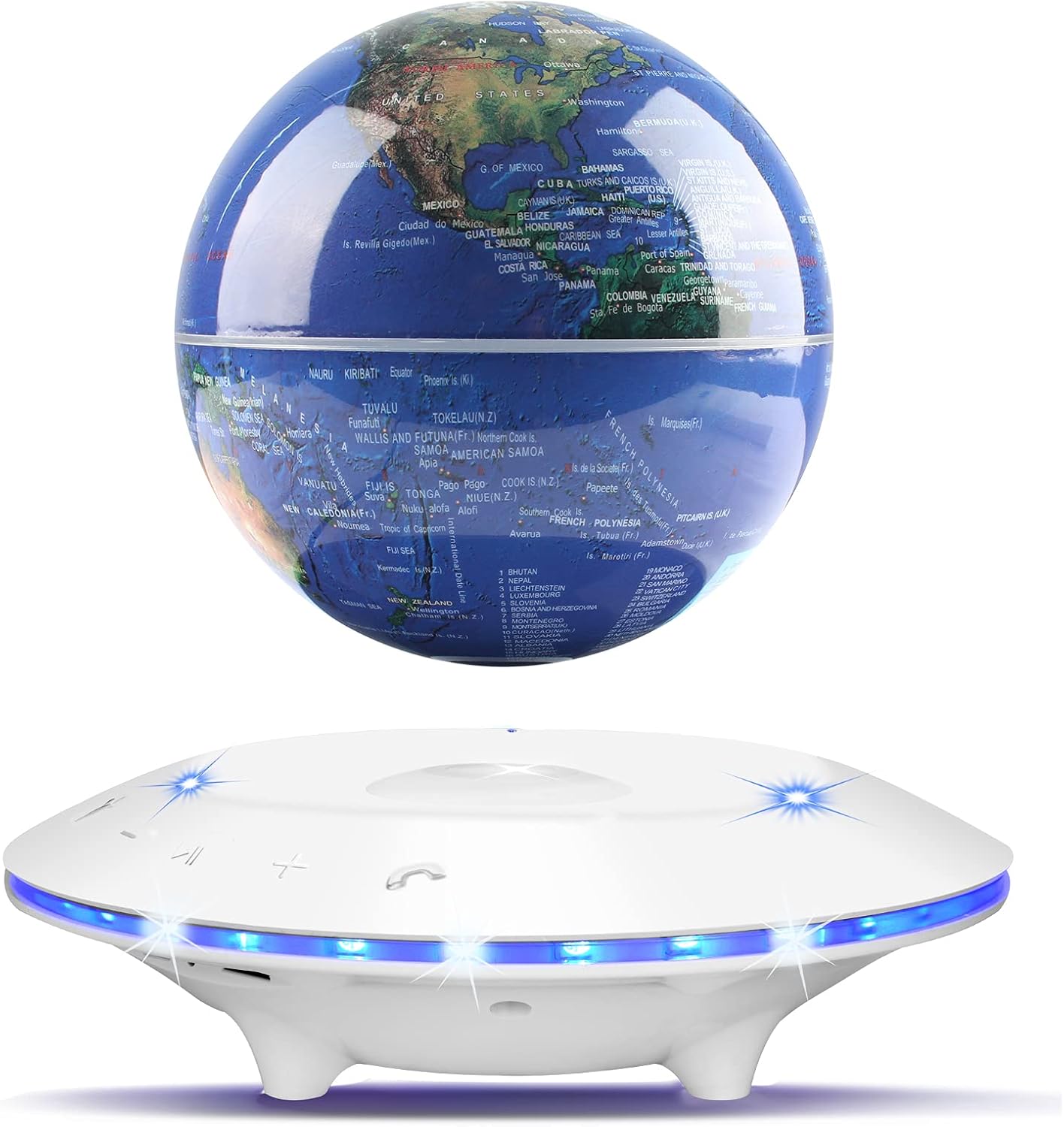 RUIXINDA Levitating Globe Bluetooth Speaker with LED Light W355