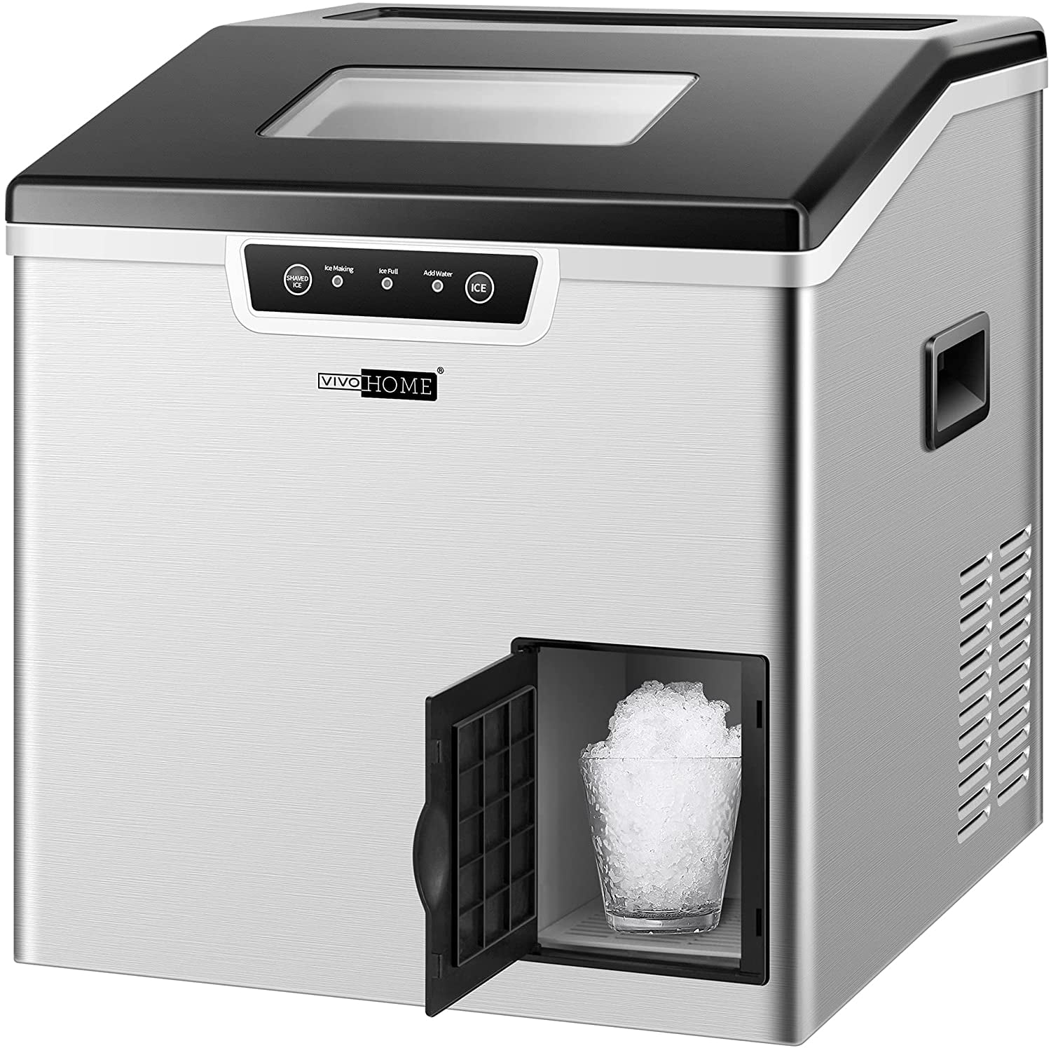 VIVOHOME 2 in 1 Countertop Ice Maker & Ice Shaver Machine, 33lbs/Day