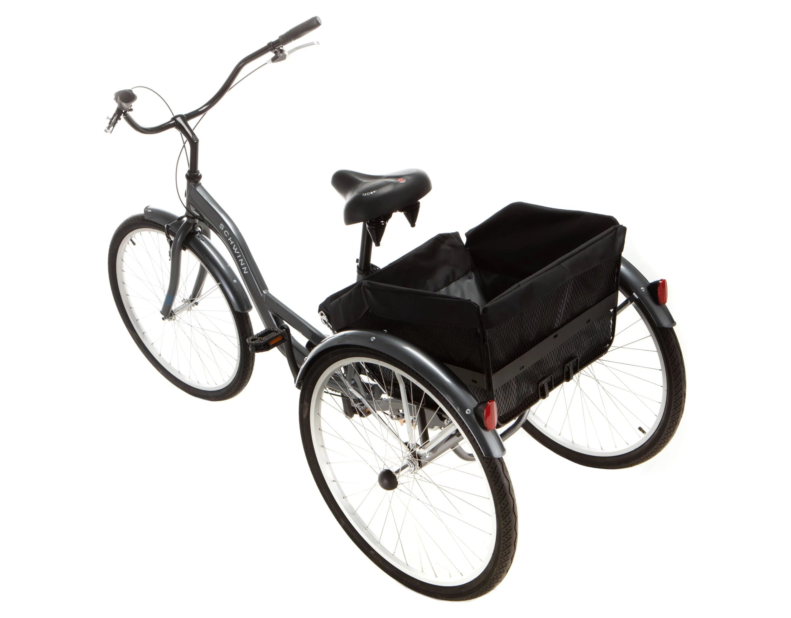 Schwinn Meridian Adult Tricycle, 26-Inch Wheels, Grey U908