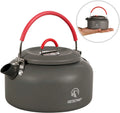 REDCAMP 0.8L Small Camping Kettle, Folding Water Pot with Carrying Bag, Compact Lightweight Tea Kettle for Outdoor Cooking Backpacking Picnic Fishing Boiling