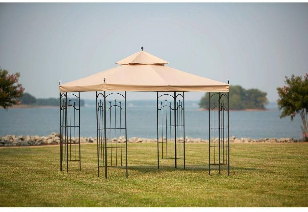 Hampton Bay 10 ft. x 10 ft. Arrow Gazebo W46771