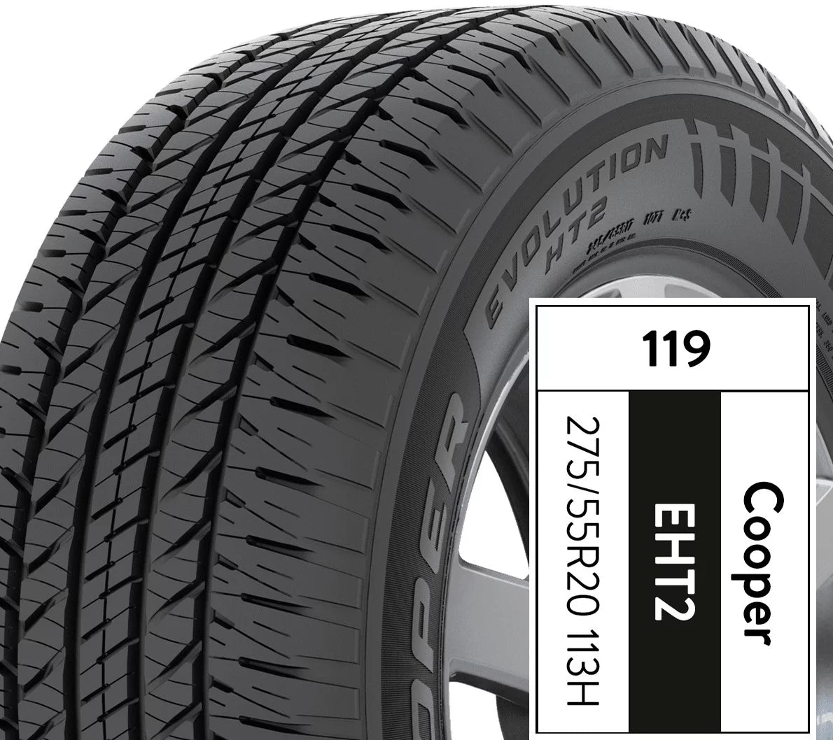 Cooper Evolution HT2 275/55R20 All-Season Tire K2425