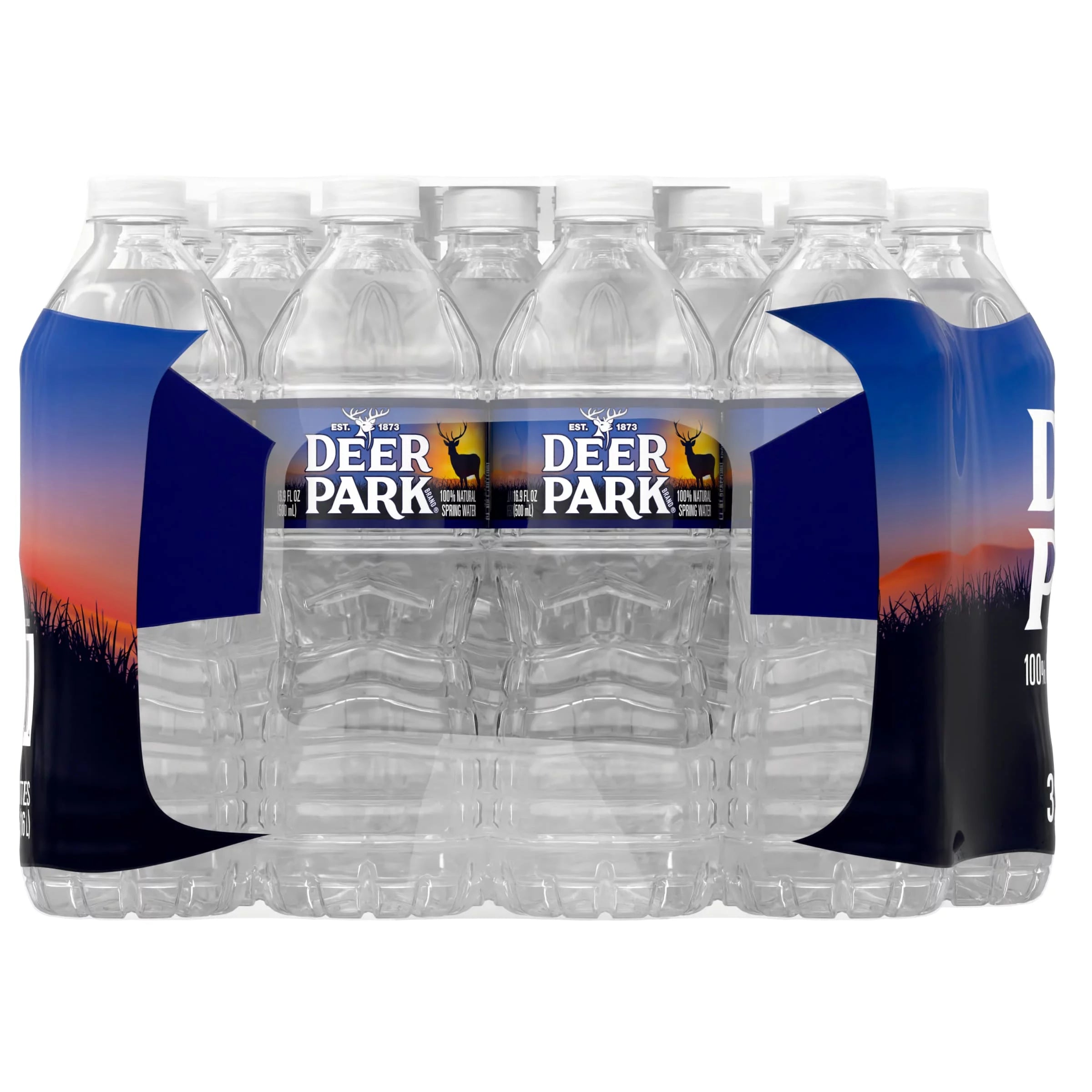 DEER PARK Brand 100% Natural Spring Water, 16.9 oz Bottles, Pack of 32 P559
