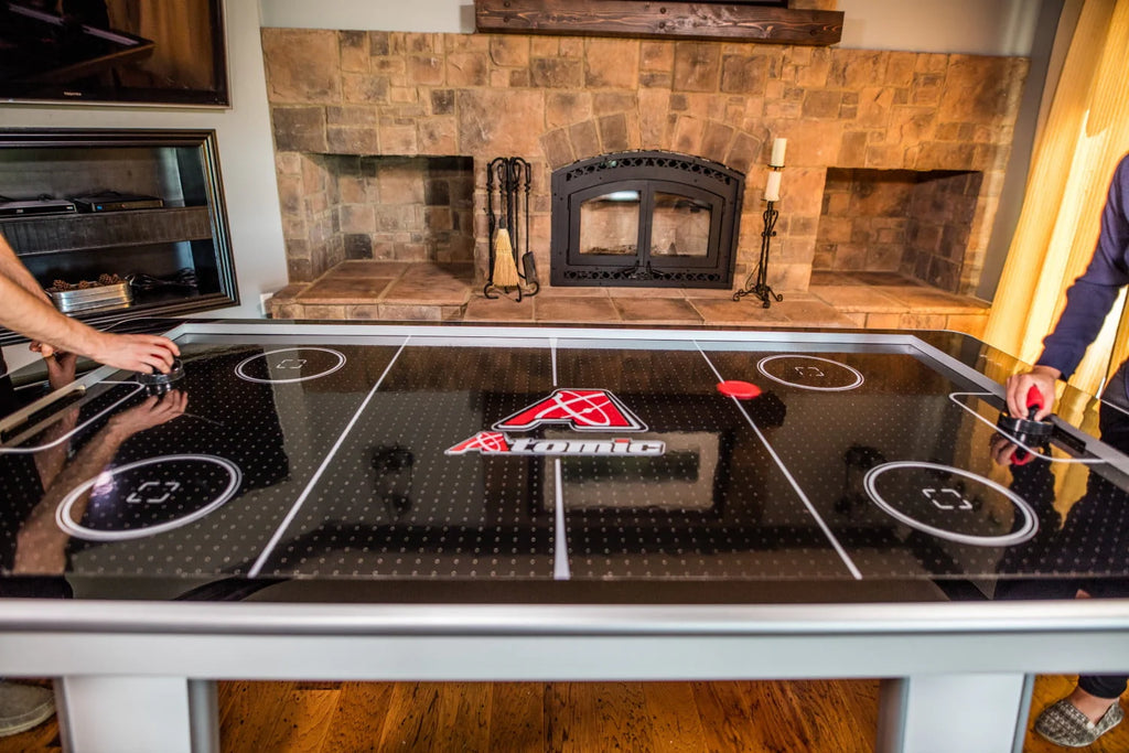 Atomic Avenger 8' Hockey Table with LED Scoring and 120V Blowers L3603