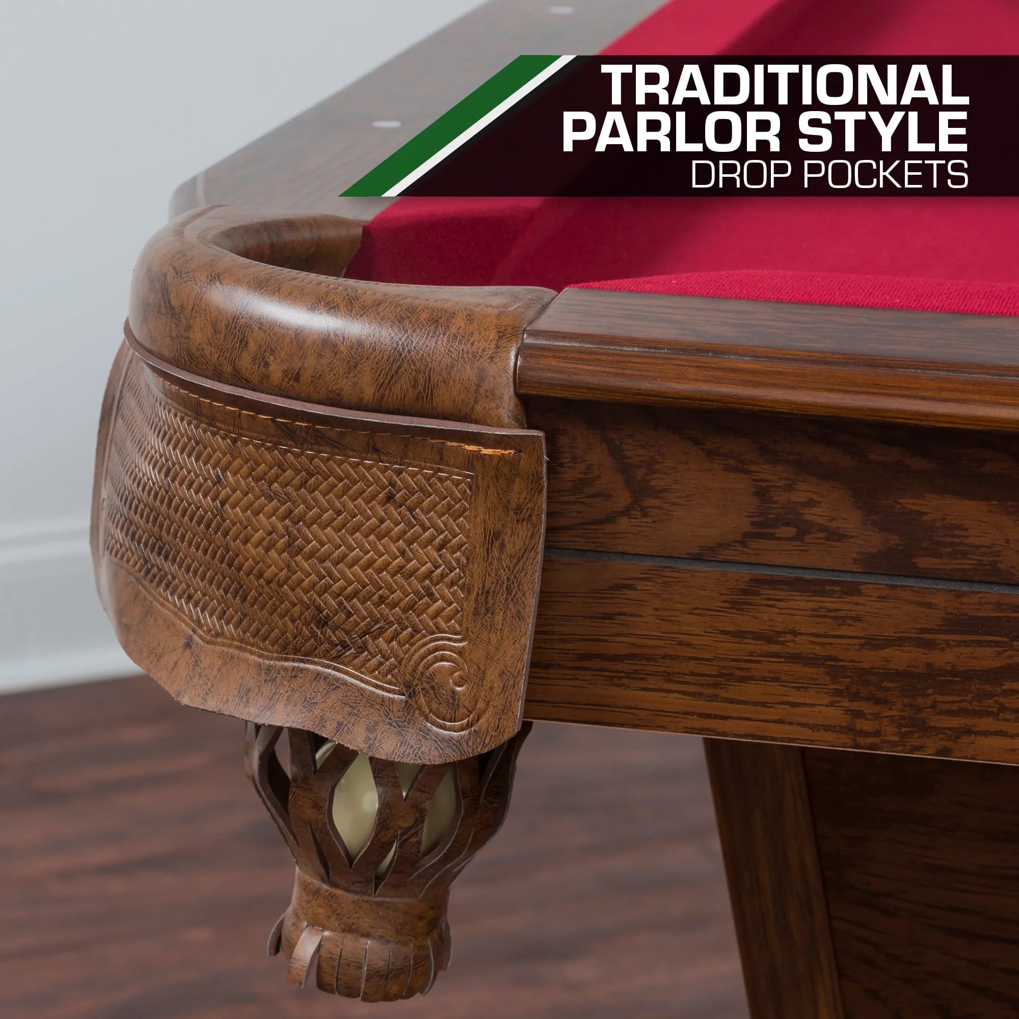 Classic Sports Brighton 87 Billiard Pool Table, Tan G11980