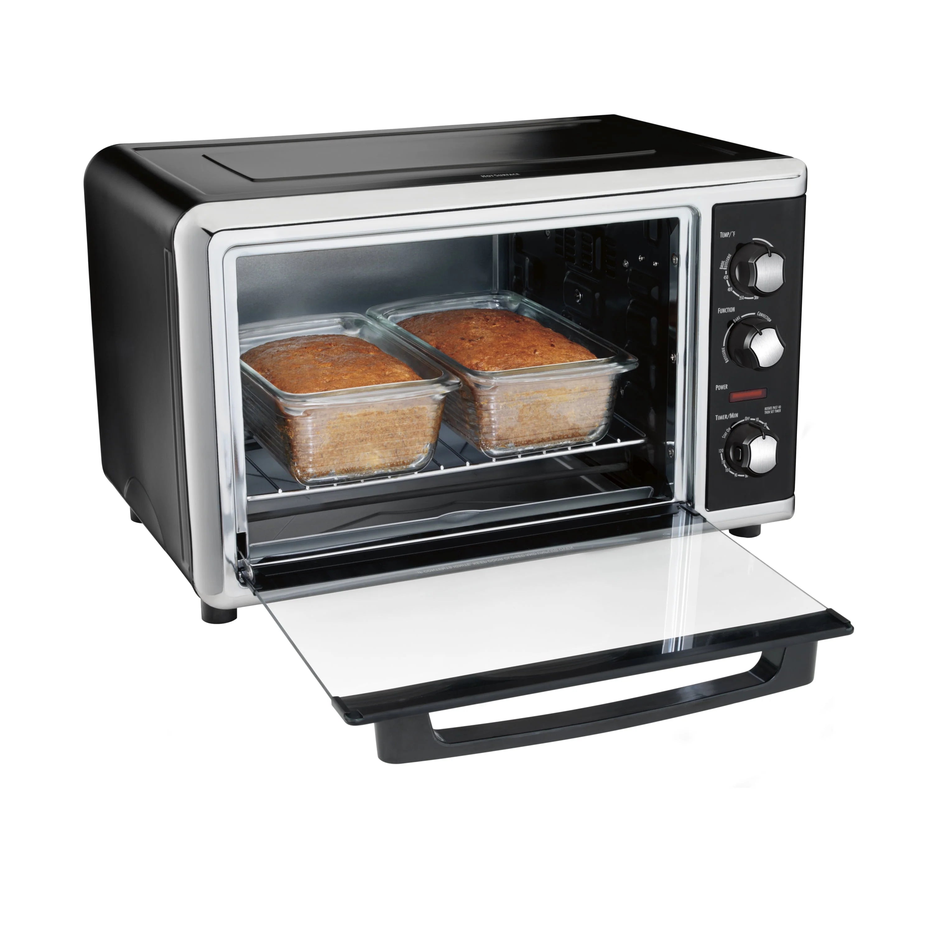 Hamilton Beach Countertop Oven with Convection and Rotisserie, Silver R448302