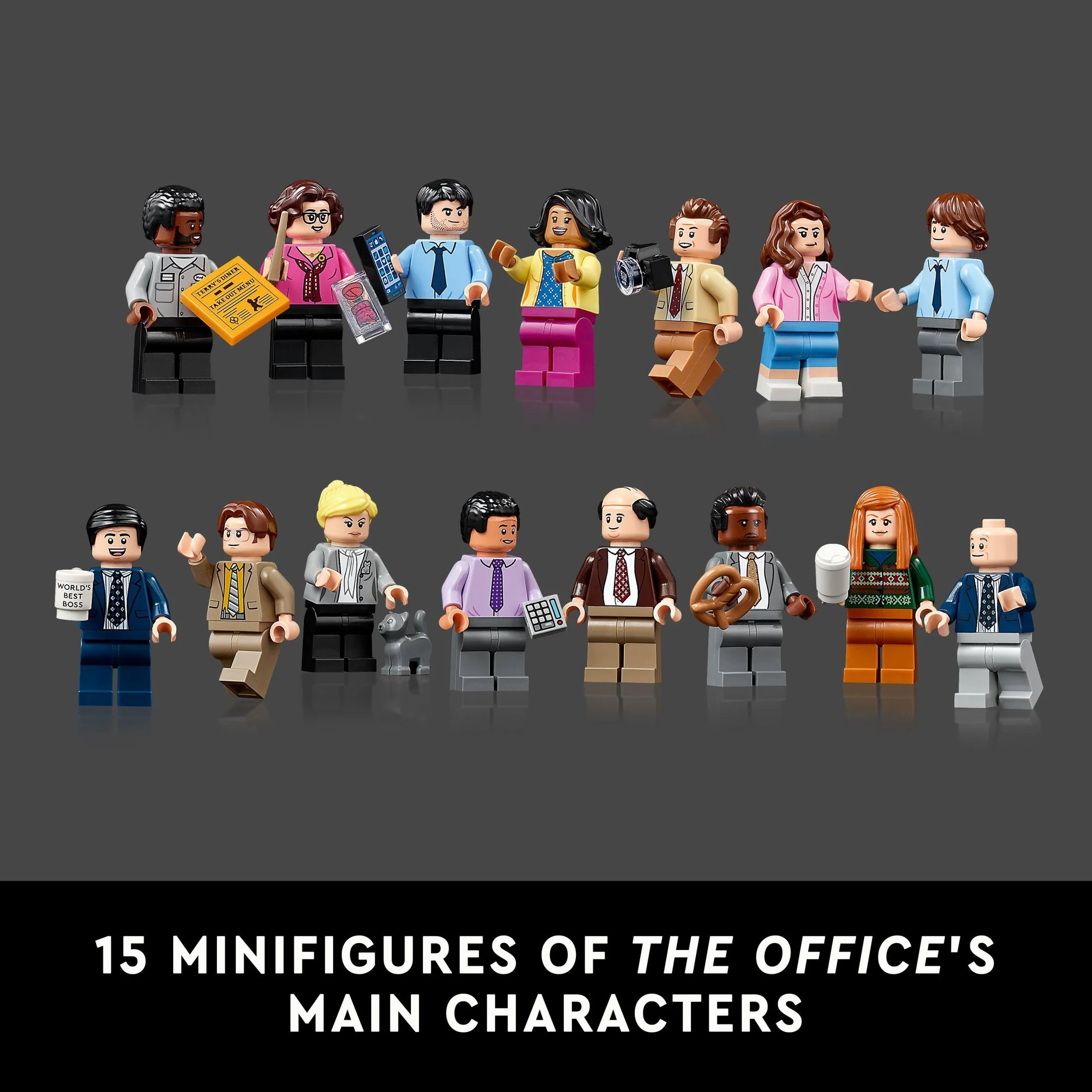 LEGO Ideas The Office 21336 Building Set with 15 Minifigures W784650