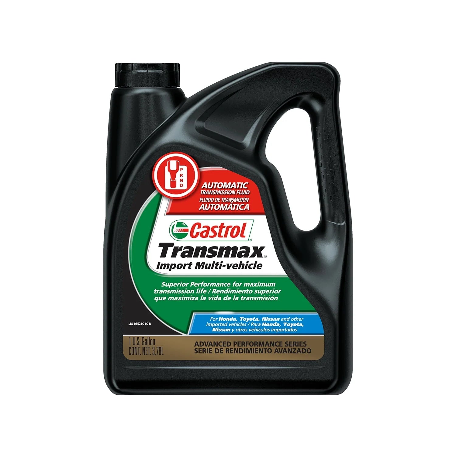 Castrol Transmax Import Multi-Vehicle Automatic Transmission Fluid, 1 Gallon S254