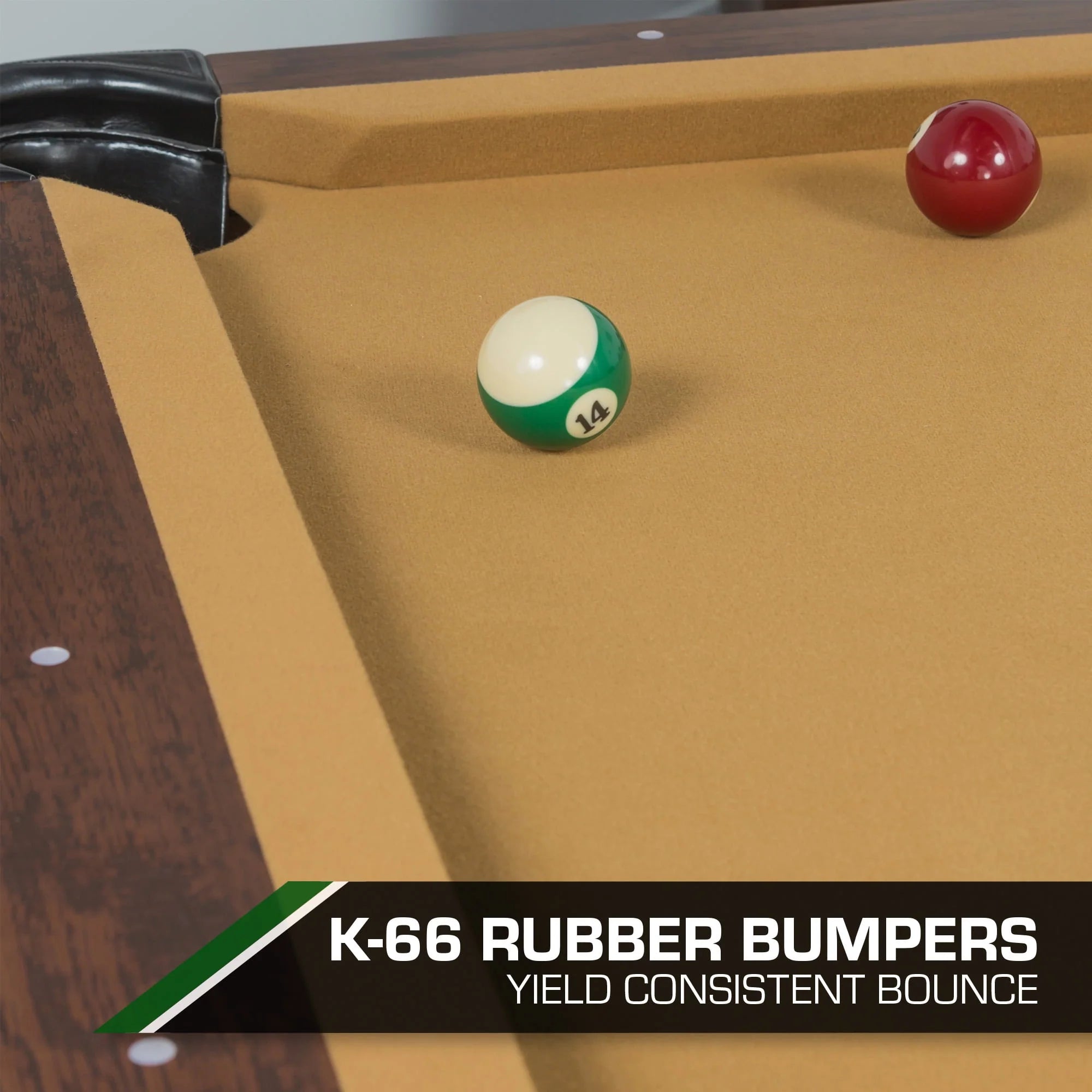 Classic Sports Brighton 87 Billiard Pool Table, Tan G11980