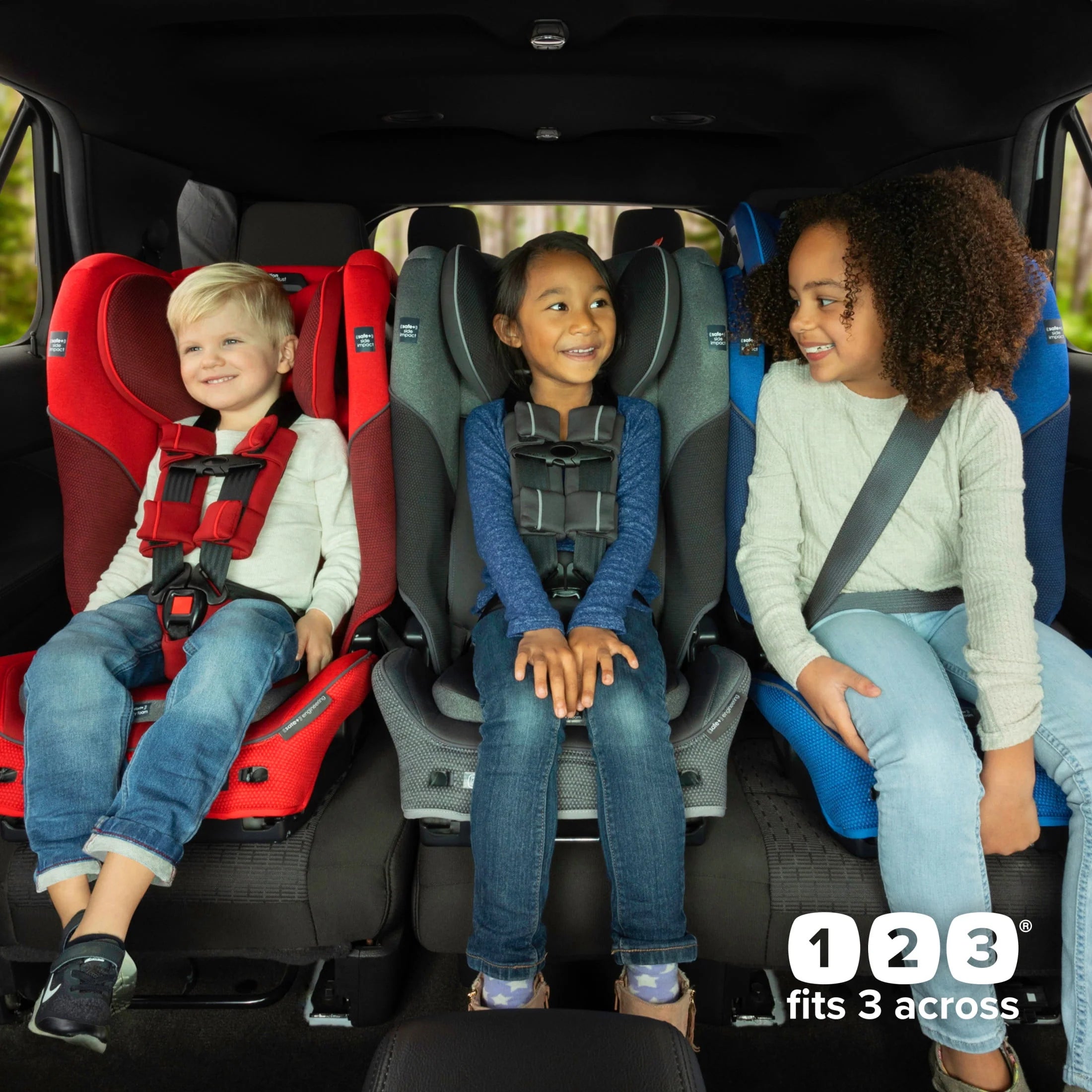 Diono Radian 3QXT SafePlus All-in-One Convertible Car Seat, Red B871
