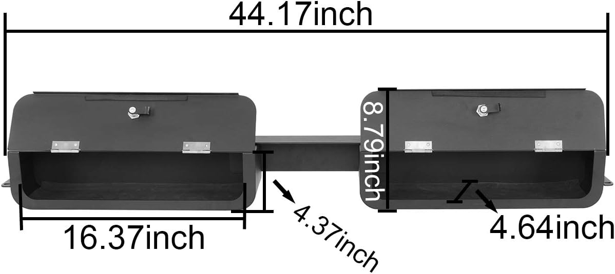 Hooke Road Overhead Lock Box Storage for Jeep Wrangler TJ 97-06 B535