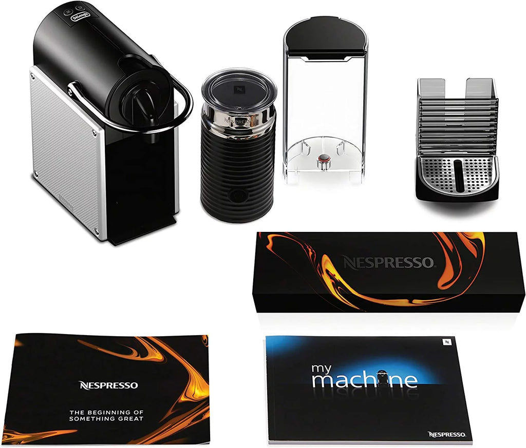 Nespresso Pixie Espresso Machine by De'Longhi Aluminum F527343