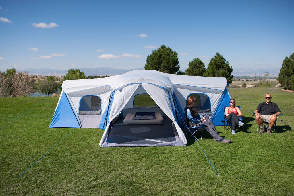 Ozark Trail 16-Person 3-Room Family Cabin Tent with 3 Entrances B5098