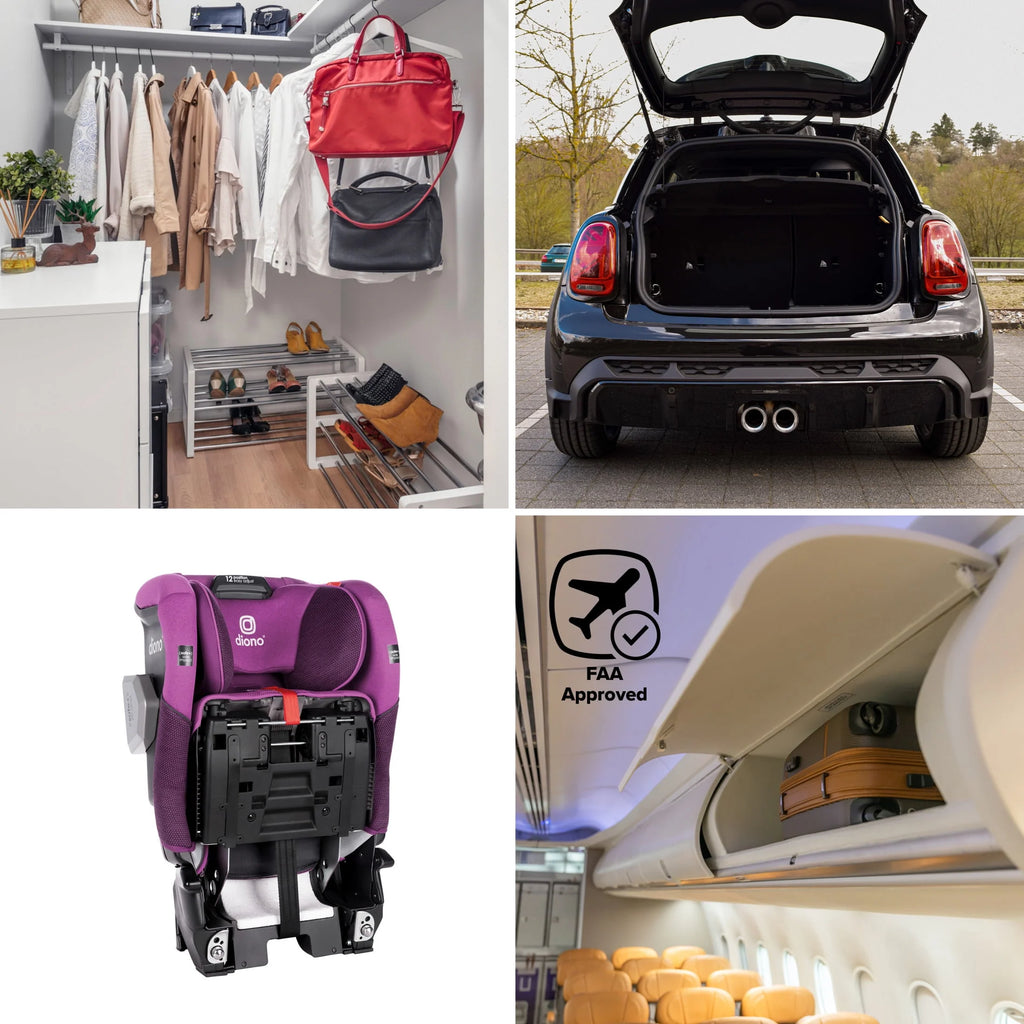 Diono Radian 3QXT SafePlus All-in-One Convertible Car Seat, Red B871