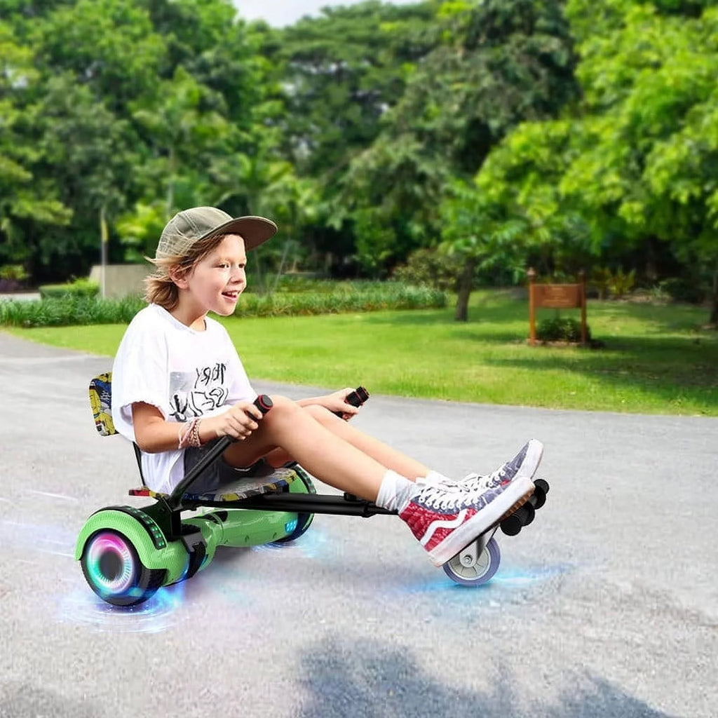 LIEAGLE Hoverboard with Seat Attachment, 6.5 inch Self Balancing Scooter S62540