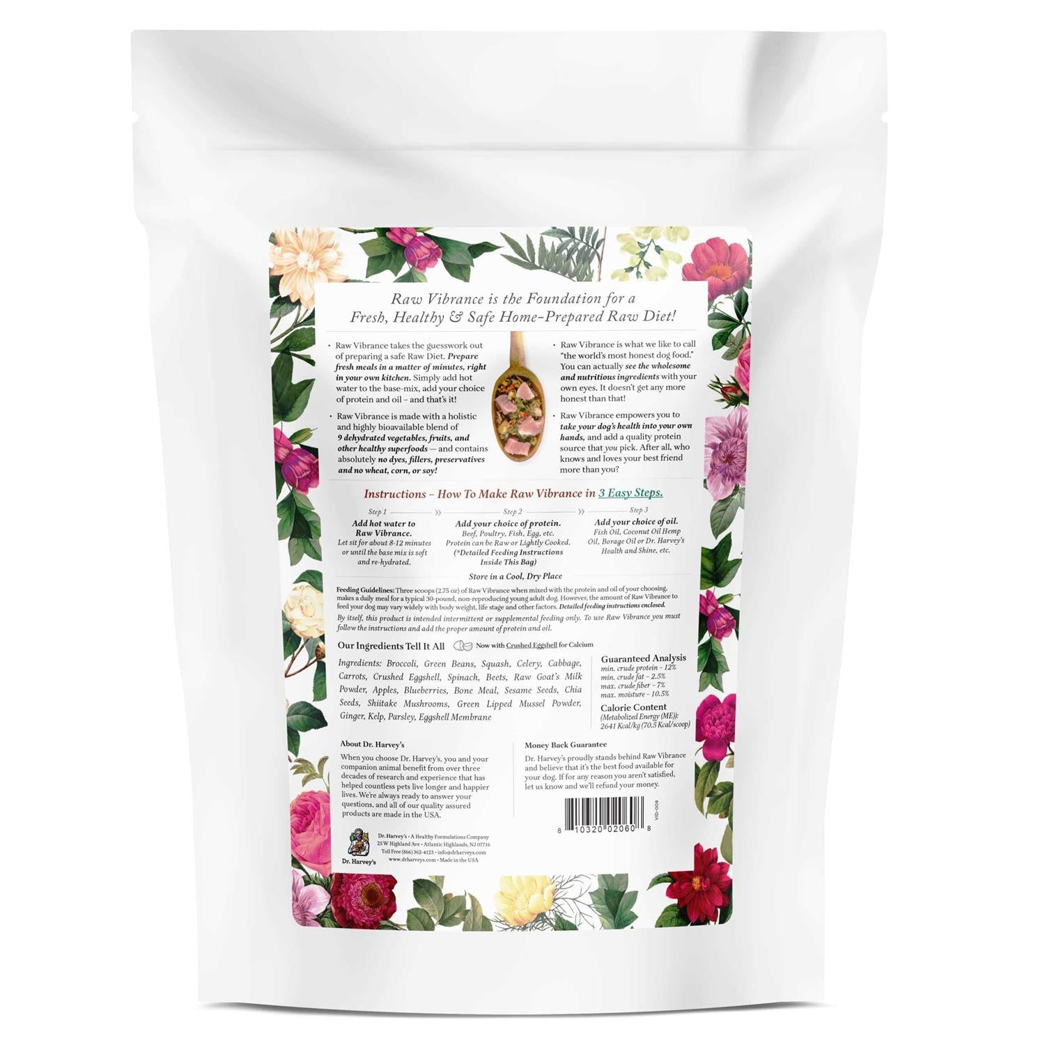 Dr. Harvey’s Raw Vibrance Dog Food I5686