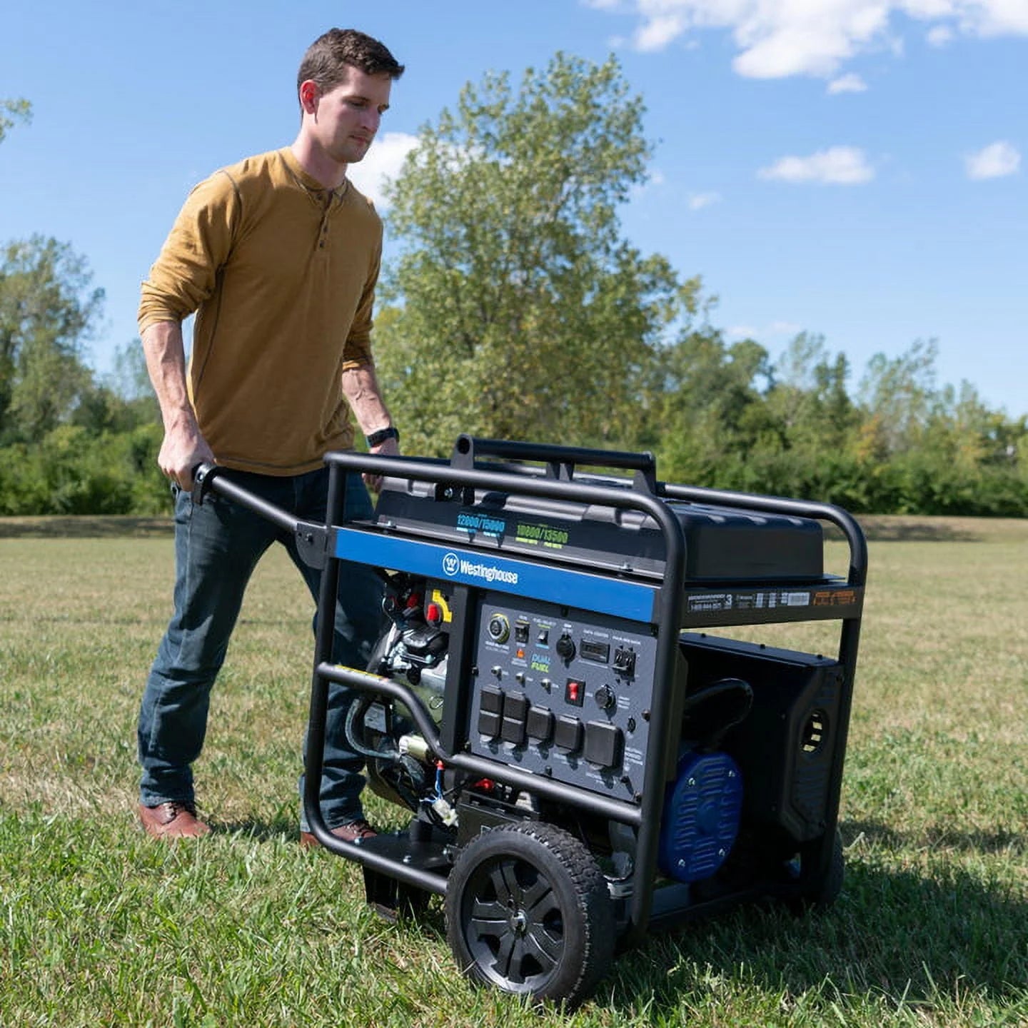 Westinghouse 15,000 Peak Watt Dual Fuel Portable Generator E188