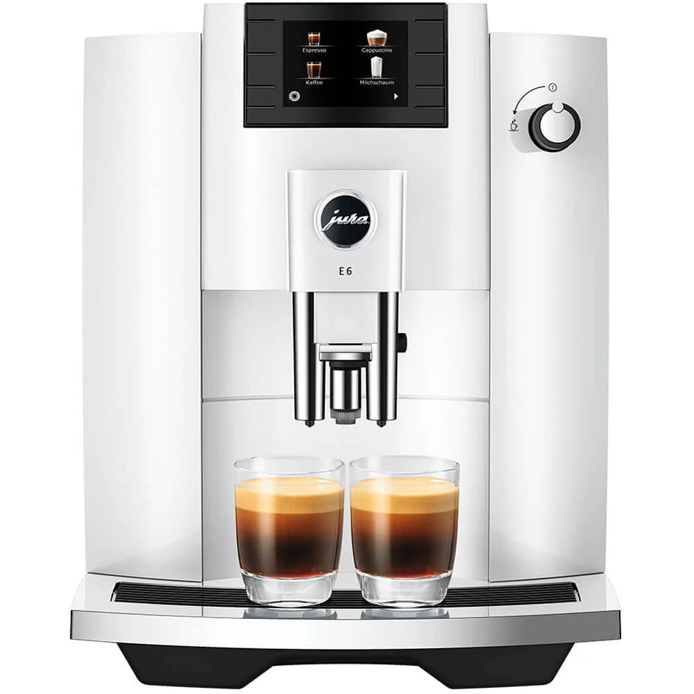 Jura 15559 E6 Automatic Espresso Machine, Piano White T131