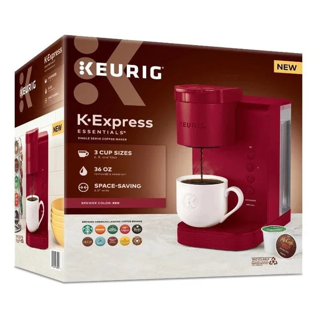 Keurig K-Express Essentials Single Serve K-Cup Pod Coffee Maker, Black L838940