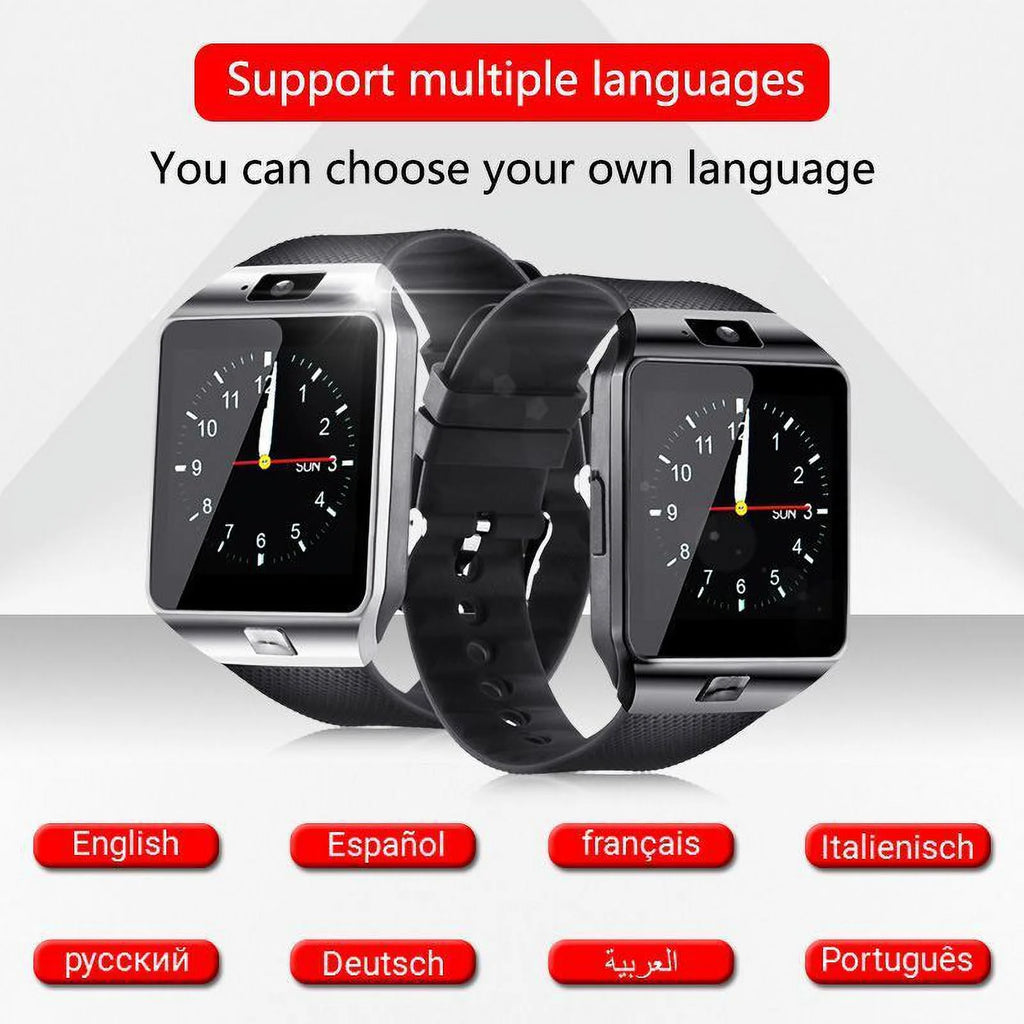 DZ09 Bluetooth Smart Watch for Men Women with Camera S648902