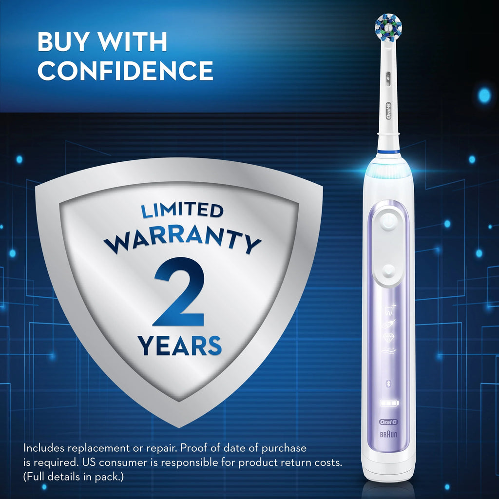 Oral-B Genius 6000 Rechargeable Electric Toothbrush, Rose Gold V276