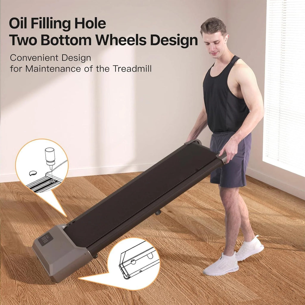 Dpforest Walking Pad 2 in 1 Under Desk Treadmill with Remote Control D6097