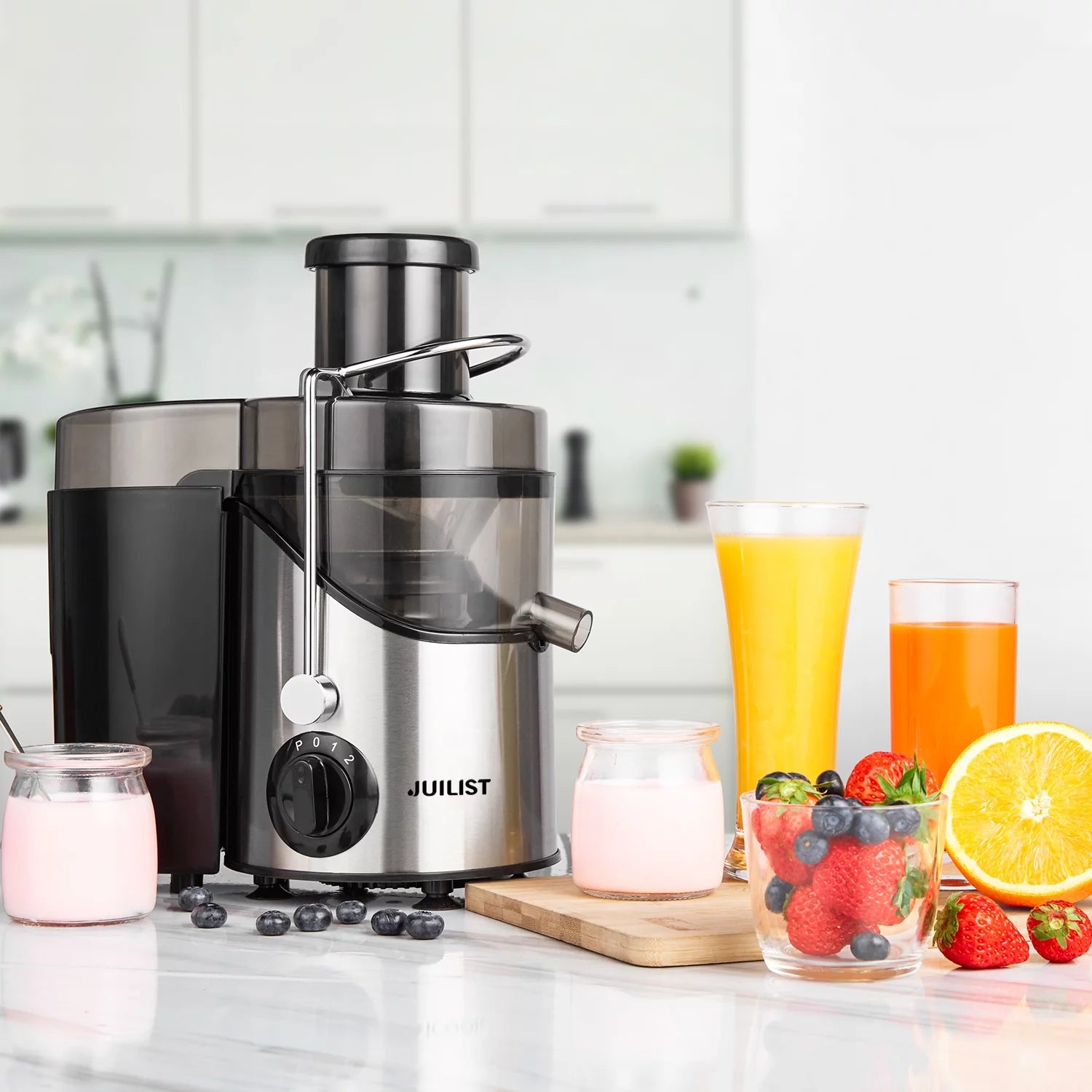 Stainless Steel Juicer Extractor, 3 Speeds, Easy Clean W83873