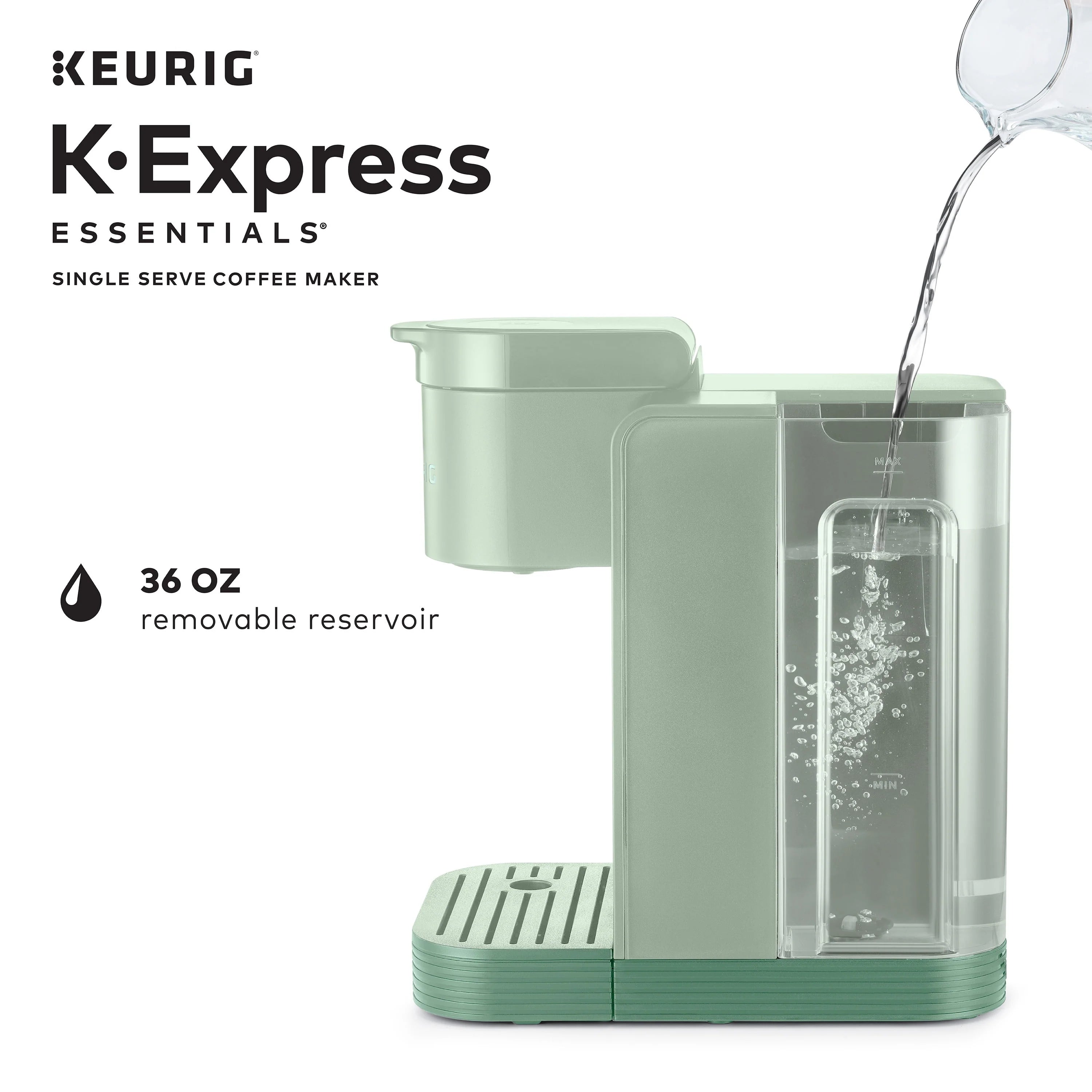 Keurig K-Express Essentials Single Serve K-Cup Pod Coffee Maker, Black L838940