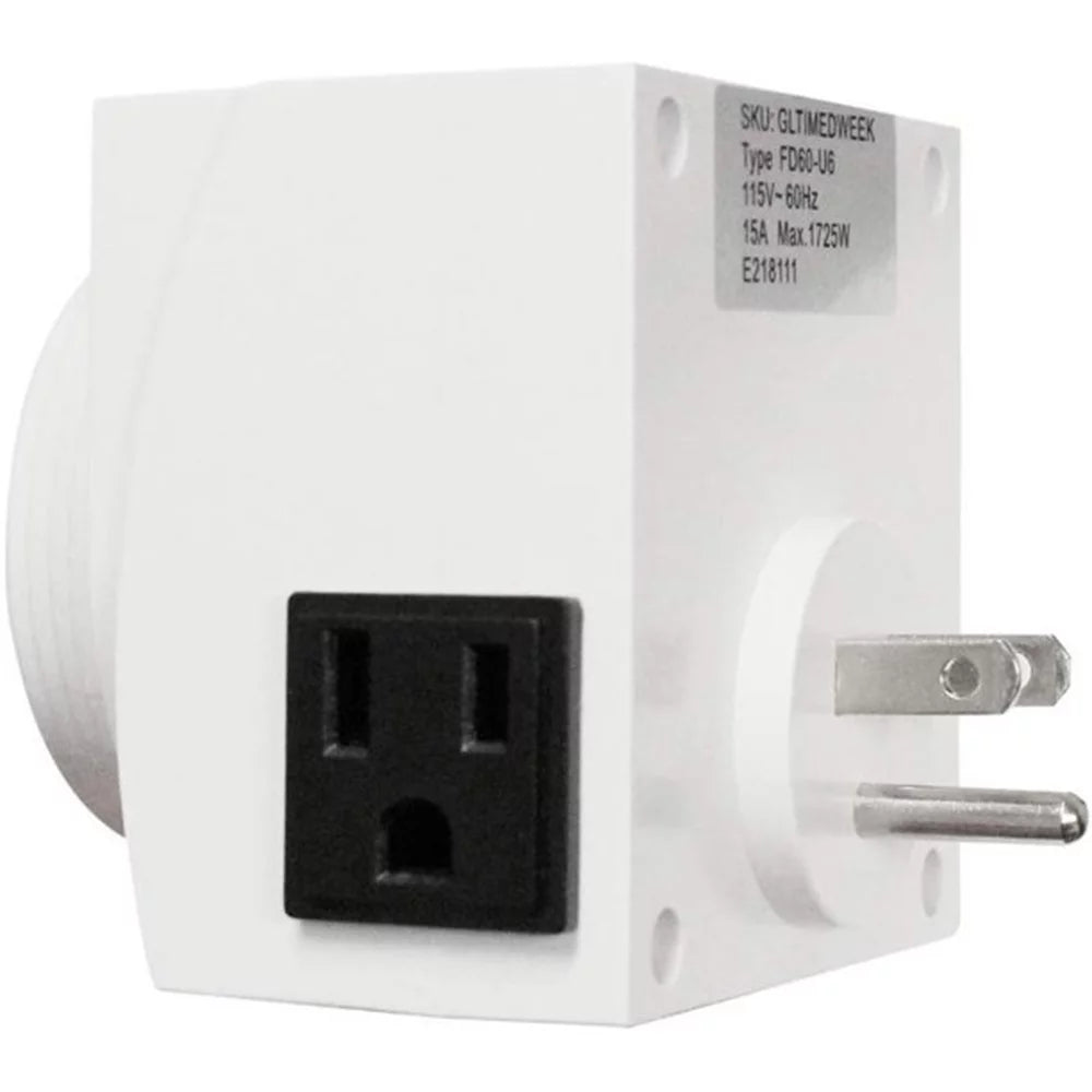 iPower 7 Day Digital Programmable Timer, Dual Outlet, 2 Pack F92537