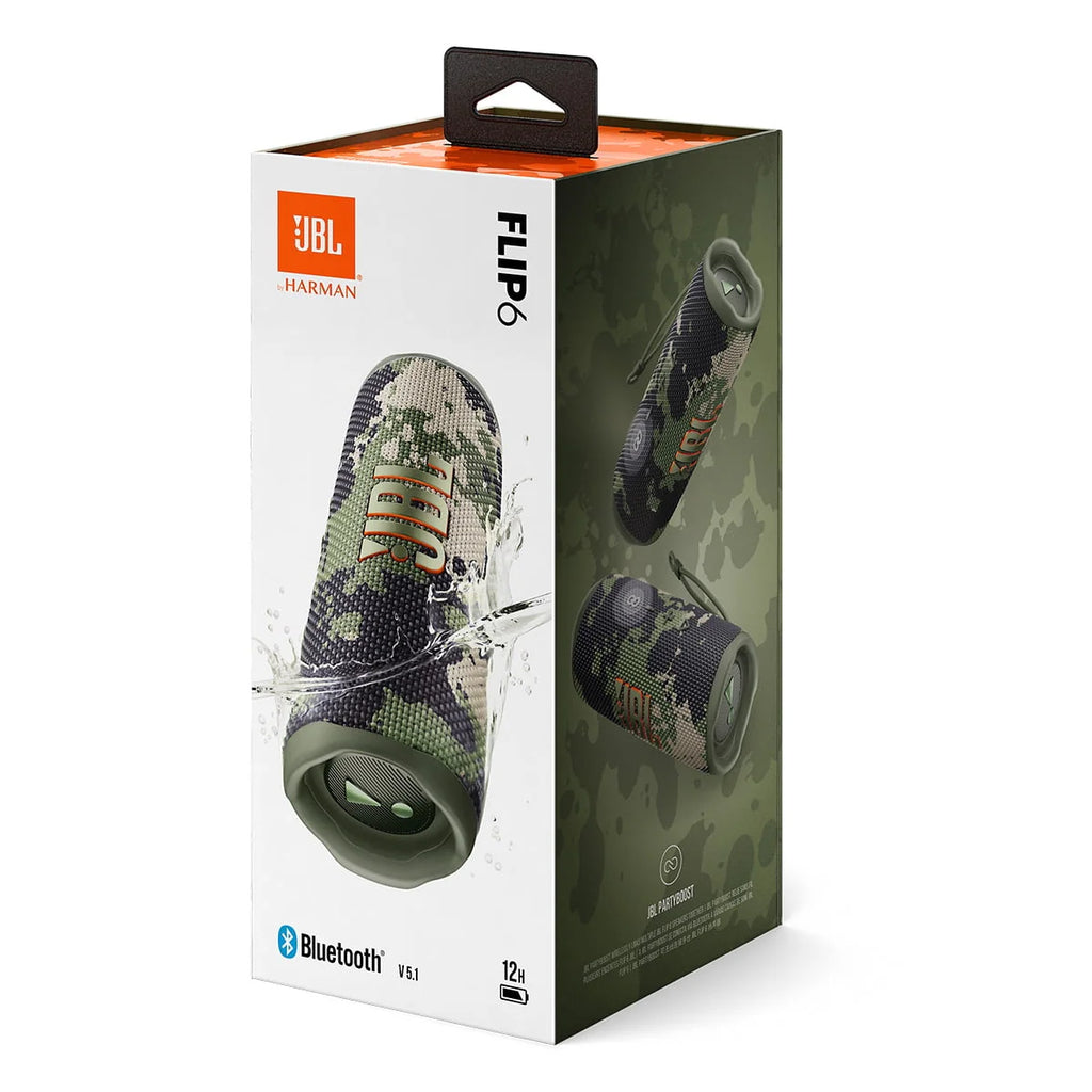 JBL Flip 6 Portable Waterproof Speaker Black P555
