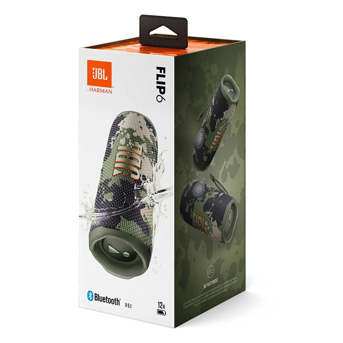 JBL Flip 6 Portable Waterproof Speaker Black P555