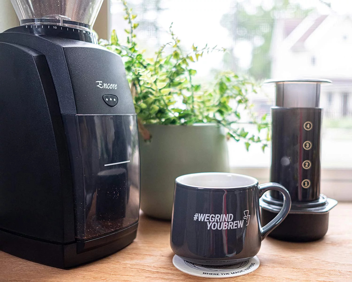Baratza Encore Conical Burr Coffee Grinder, Black O35915