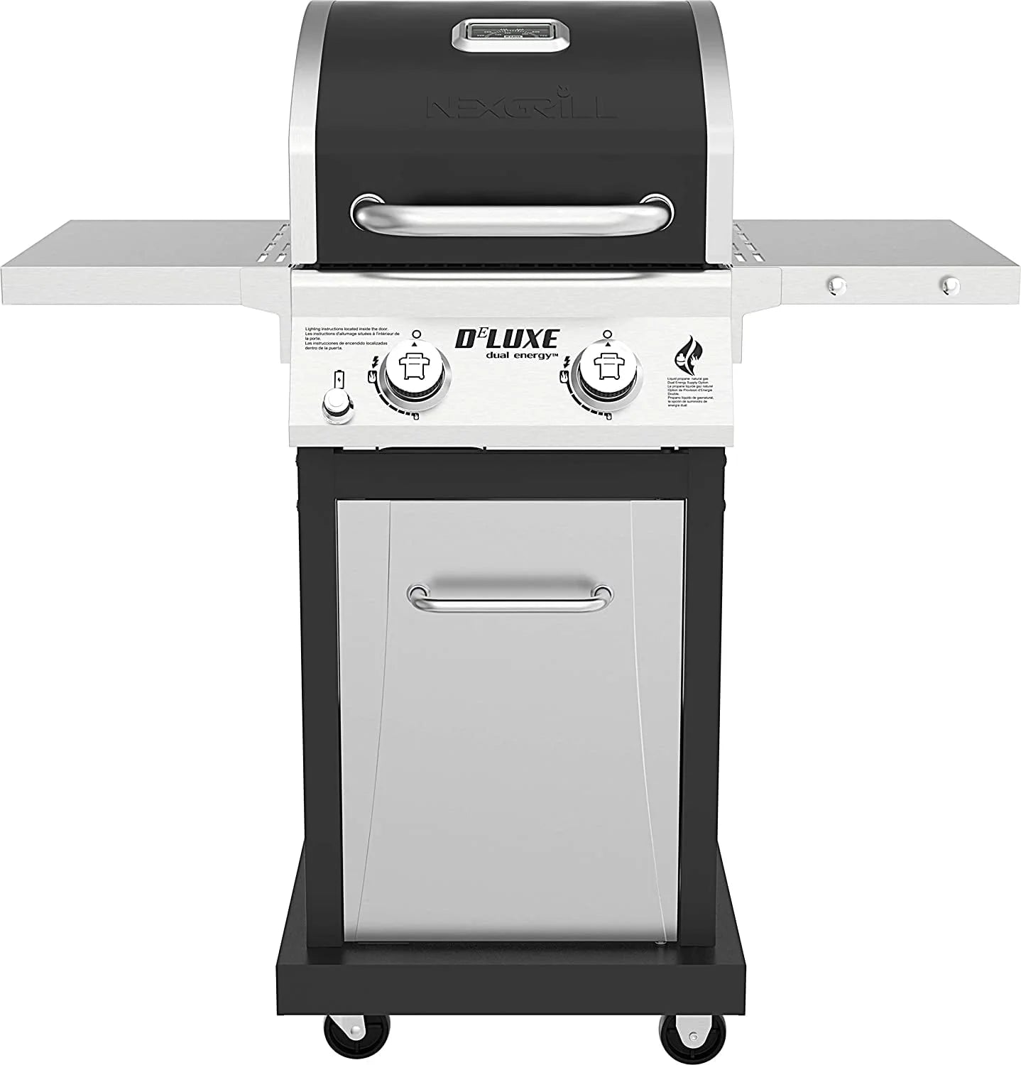 Nexgrill Deluxe 2-Burner Propane Gas Grill with Foldable Shelves L452