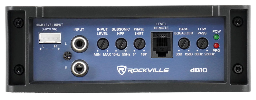 Rockville SK58 8" 800W Loaded K5 Car Subwoofer Enclosure with DB10 Amplifier T209047